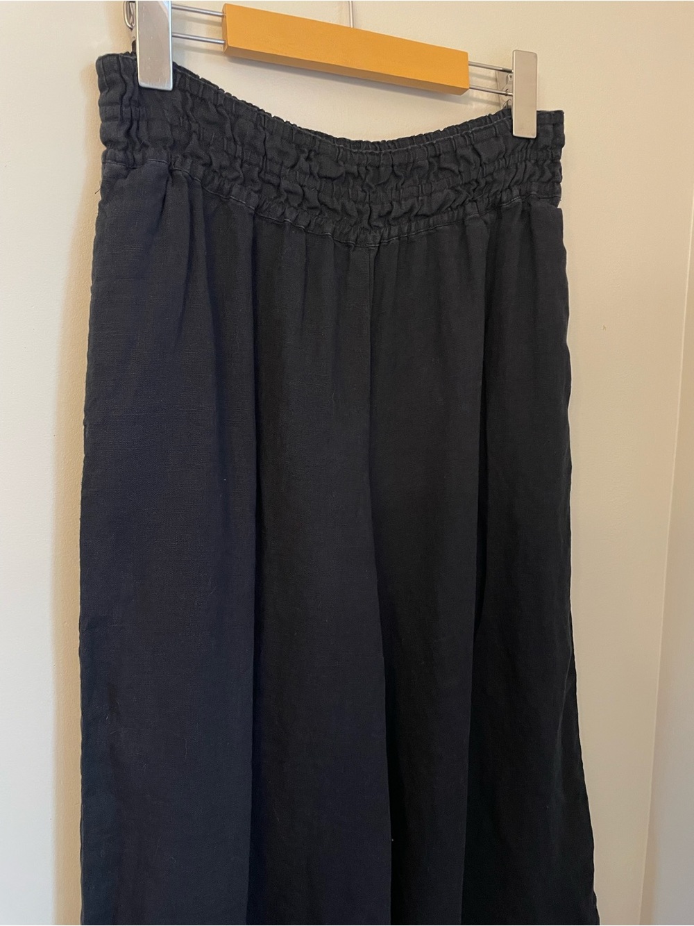 Anthropologie Somerset 100% Linen Pull-On Pants Size XS Black - Picture 3 of 15